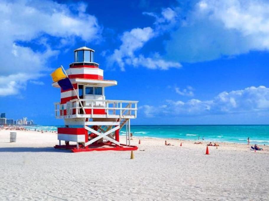Apartment Right On The Beach! Miami Beach Esterno foto